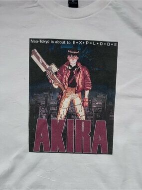 AKIRA anime sci-fi weird cult movie punk  White Unisex T-Shirt